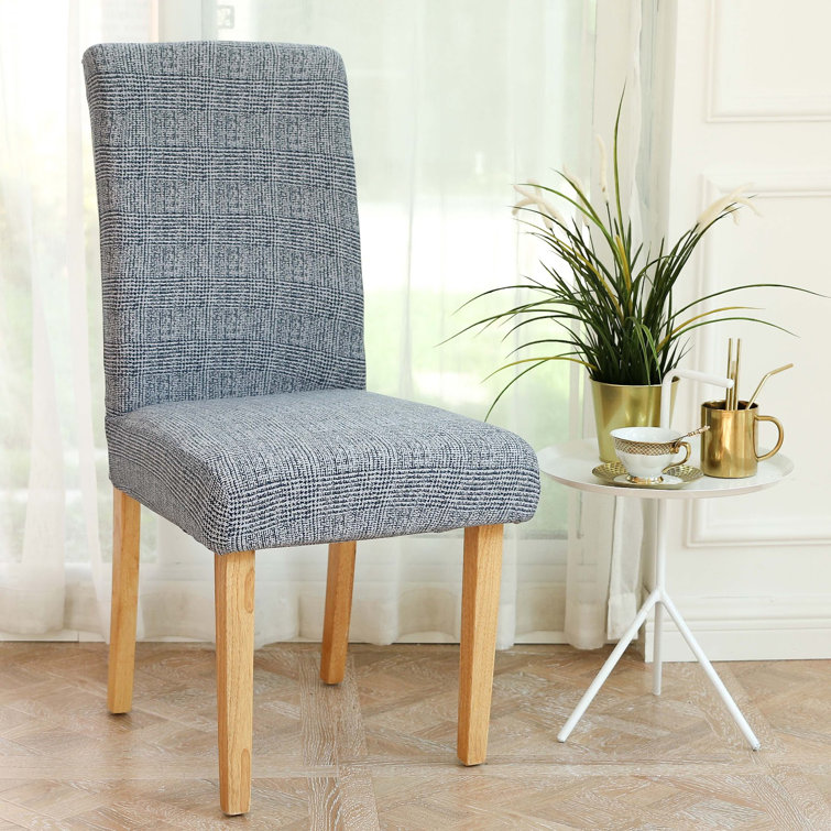 Wrought Studio Box Cushion Dining Chair Slipcover Wayfair